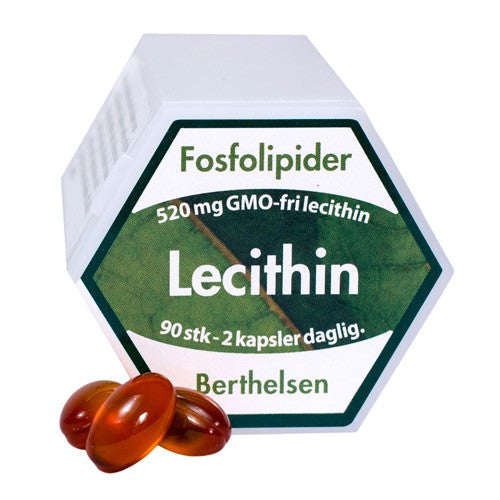 Pakke med Berthelsen Lecithin, 90 kapsler