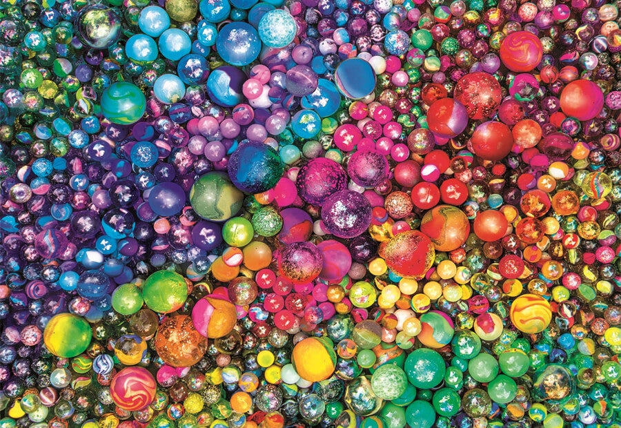Clementoni Colorboom Marvellous Marbles, puslespil med 1000 brikker