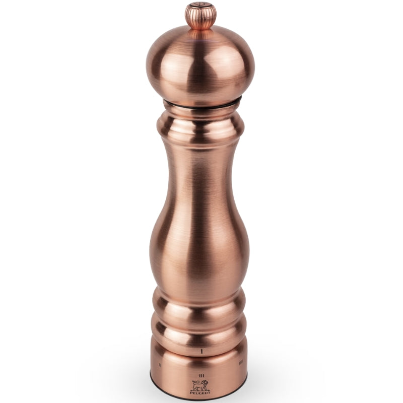 Peugeot Paris Chef peberkværn i stål med kobberfinish, 22 cm høj