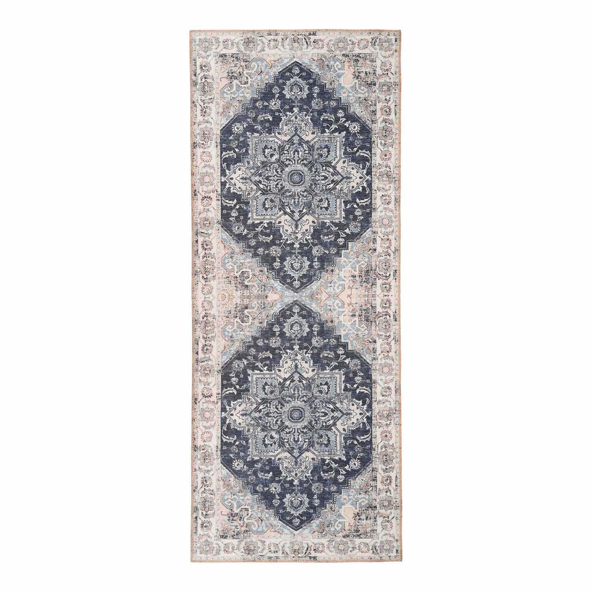House Nordic Havana multifarvet gulvtæppe i polyester, 80x200 cm