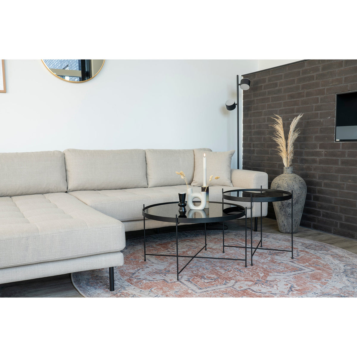 Se Havana Tæppe - Orange og blå - Ø200 cm ❤ Kæmpe udvalg i House Nordic - Køb online på udsalg og tilbud lige nu ❤ Lav fragtpris og hurtig levering - Varenummer: Bolig&Haven-42964018266364 og barcode / Ean: 5713917018284 på lager - Udsalg på Op til 61% rabat - Kendte mærker på udsalg – over 1.329 brands