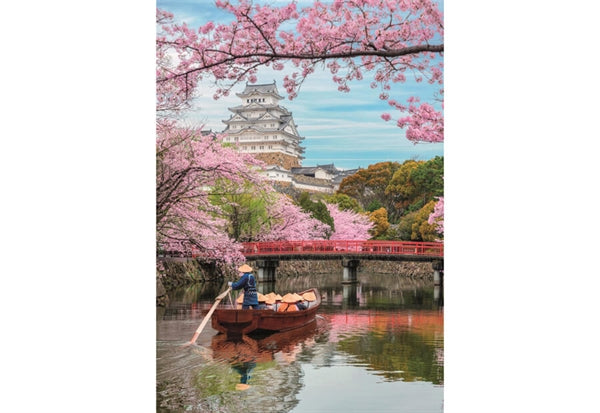 Clementoni puslespil Himeji Castle in Spring med 1000 brikker