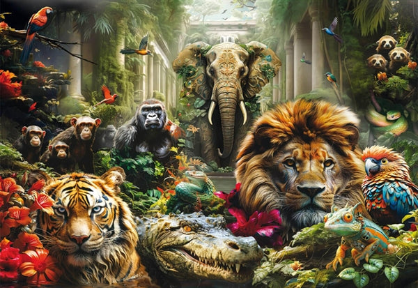 Clementoni puslespil Mystic Jungle med 1000 brikker