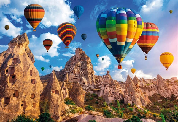 Clementoni puslespil Balloons in Cappadocia med 1000 brikker