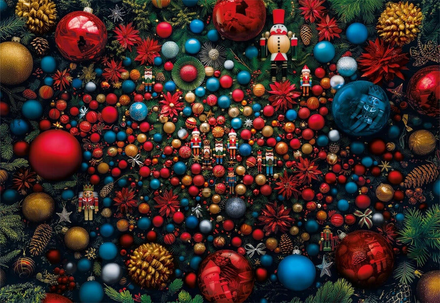 Clementoni puslespil Impossible Christmas Vibe med 1000 brikker