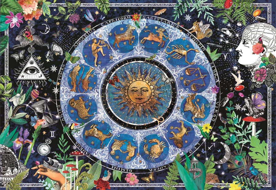 Clementoni puslespil Astrological Chart med 1000 brikker