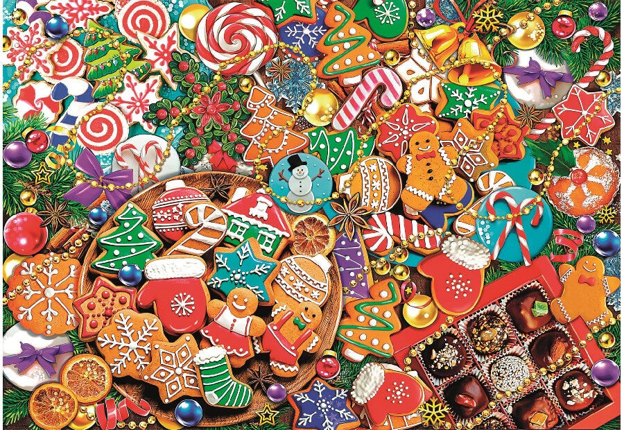 Clementoni Christmas Treats Impossible puslespil med 1000 brikker