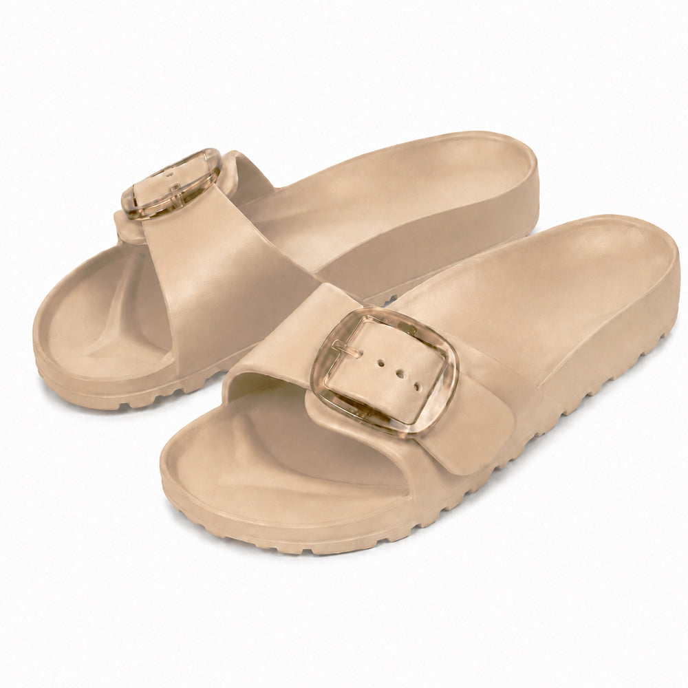 Se Lækre og moderigtige slippers med spænde - superlette behagelige sandaler til kvinder - lys beige / EU 36 ✔ Kæmpe udvalg i Satana - Køb online på udsalg og tilbud lige nu ✔ Billig fragt og hurtig levering - Varenummer: Satana-43871547818062 på lager - Udsalg på Sundhed > Spar helt op til 73% - Stort udsalg på over 739 brands