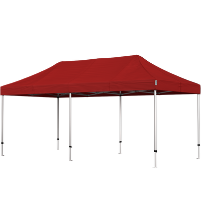 Foldetelt Komplet 3x6m HEXA Heavy Duty - Rød