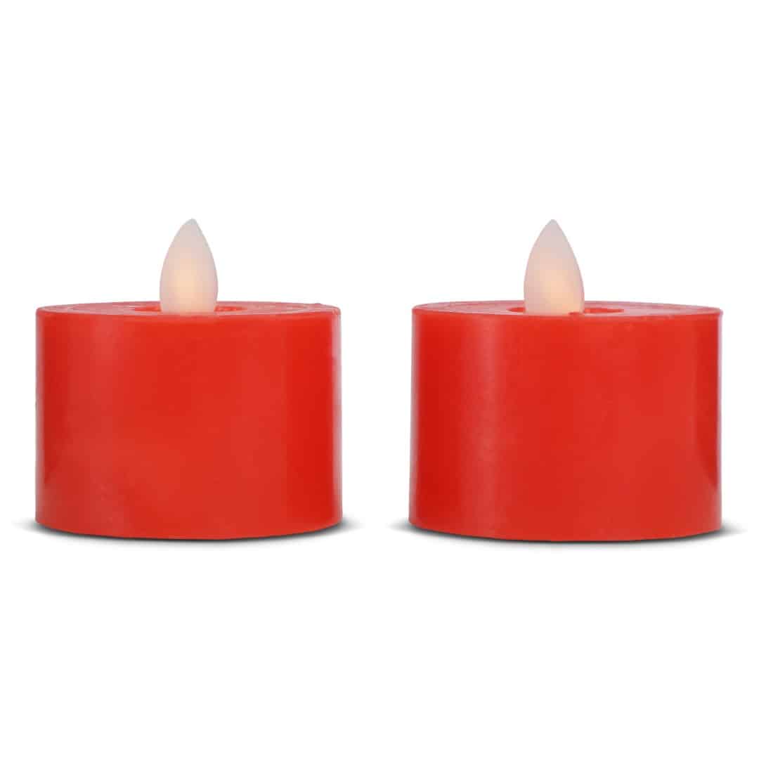 Se LED fyrfadslys stearin - 2 stk. - 3 cm - m/bevægelig flamme - (flere farver) - Rød ✔ Kæmpe udvalg i Satana - Køb online på udsalg og tilbud lige nu ✔ Billig fragt og hurtig levering - Varenummer: Satana-391294 på lager - Udsalg på Mad & drikke > Pukka > Store besparelser – op til 77% - Spar stort på mere end 2.739 brands