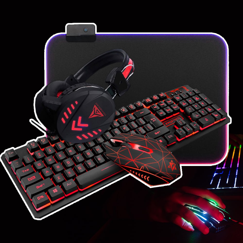 Se 4-i-1 kvalitets gamer sæt med tastatur/mus/headset/musemåtte ✔ Kæmpe udvalg i Satana - Køb online på udsalg og tilbud lige nu ✔ Lav fragtpris og hurtig levering - Varenummer: Satana-227515 på lager - Udsalg på Sundhed > Slank > Tilbud Op til 57% rabat - Mere end 1.329 populære mærker på udsalg
