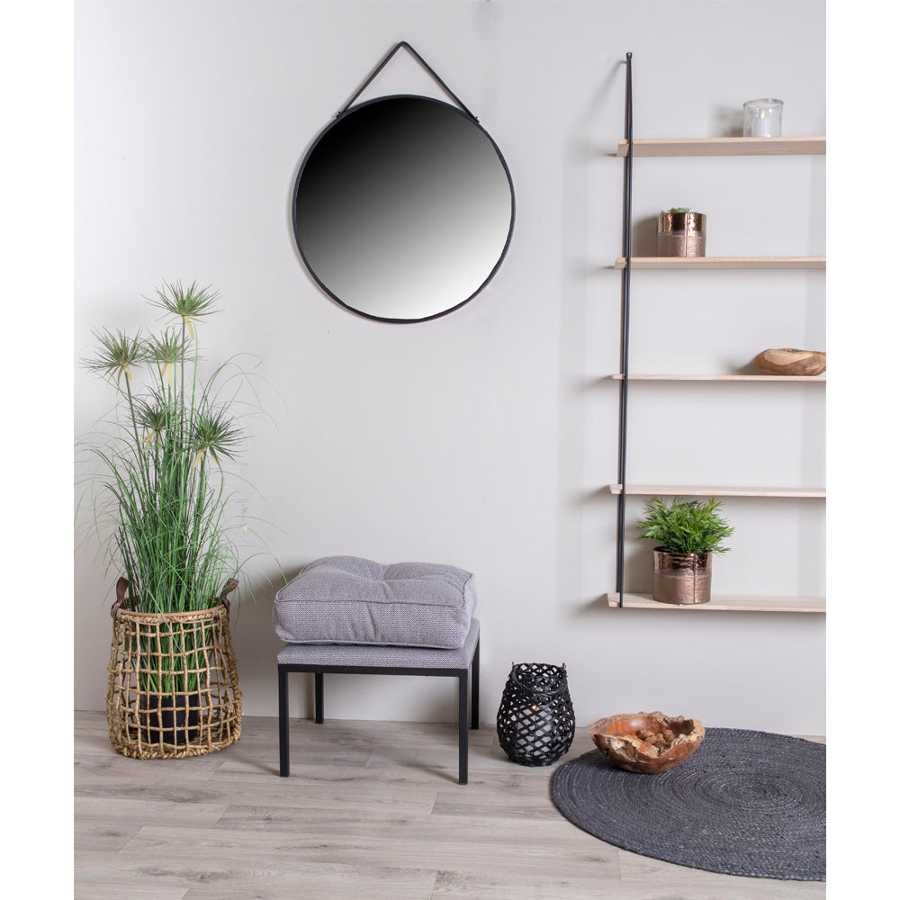 Se House Nordic - Trapani Spejl - Sort stålramme og PU strop Ø60 cm ❤ Kæmpe udvalg i House Nordic - Køb online på udsalg og tilbud lige nu ❤ Meget billig fragt og hurtig levering - Varenummer: Bolig&Haven-42449266049276 og barcode / Ean: 5713917002399 på lager - Udsalg på Store besparelser – op til 71% - Store besparelser på over 2.281 brands