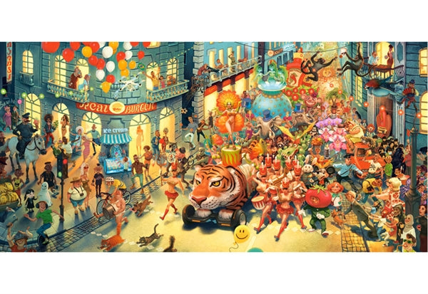 Puslespil Carnaval in Rio fra Castorland Art Collection, 4000 brikker