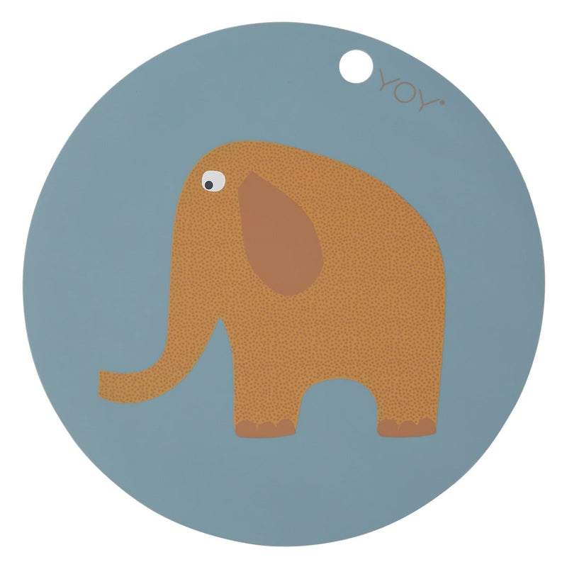 Se OYOY Elefant dækkeserviet Tourmaline ✔ Kæmpe udvalg i OYOY ✔ Hurtig levering: 1 - 2 Hverdage samt billig fragt - Varenummer: KTT-40050-01 og barcode / Ean: &