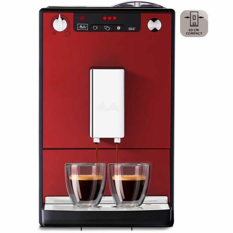 Kaffemaskine / espresso automatisk Melitta CAFFEO SOLO 1400 W Rød 1400 W 15 bar