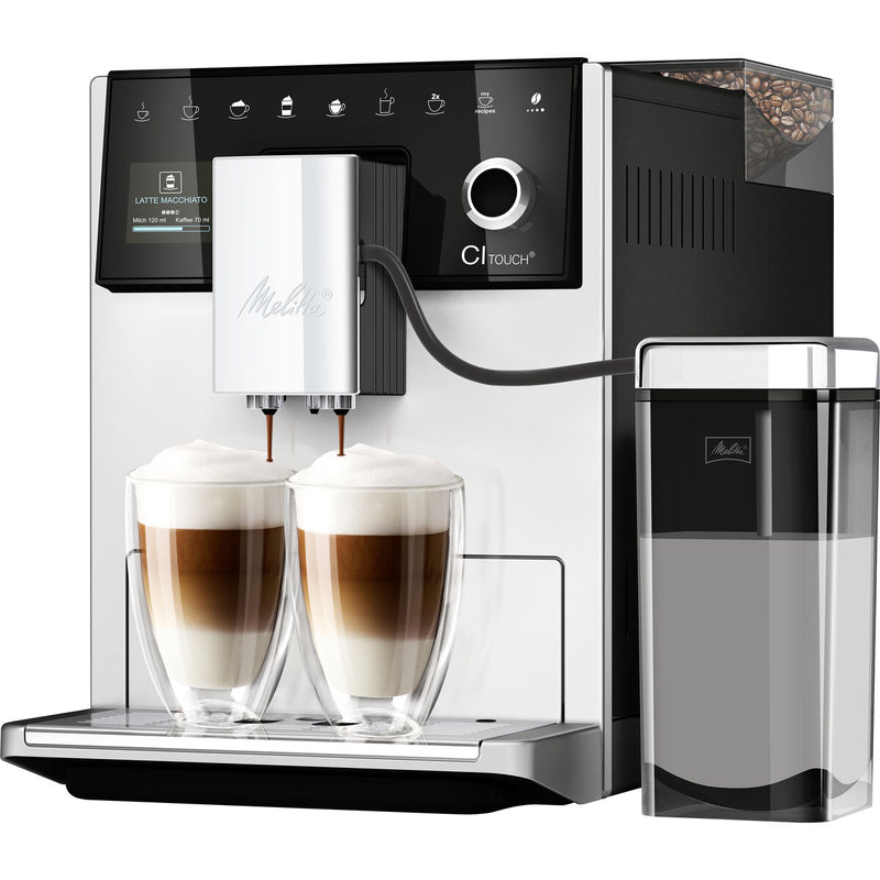 Superautomatisk kaffemaskine Melitta F630-111 Sølvfarvet 1000 W 1400 W 1,8 L
