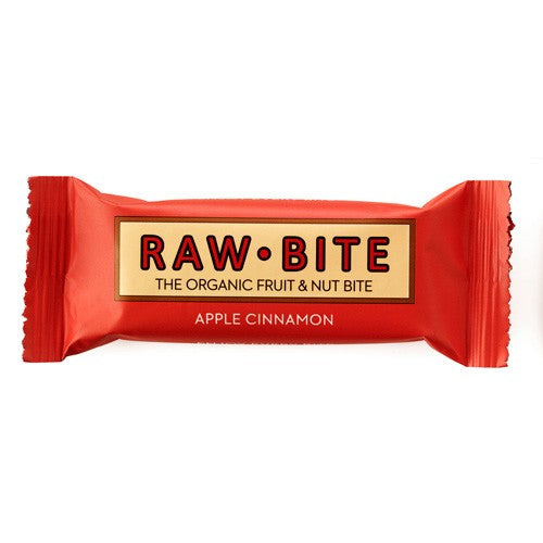 Økologisk Rawbite Apple Cinnamon snackbar, 50 gram