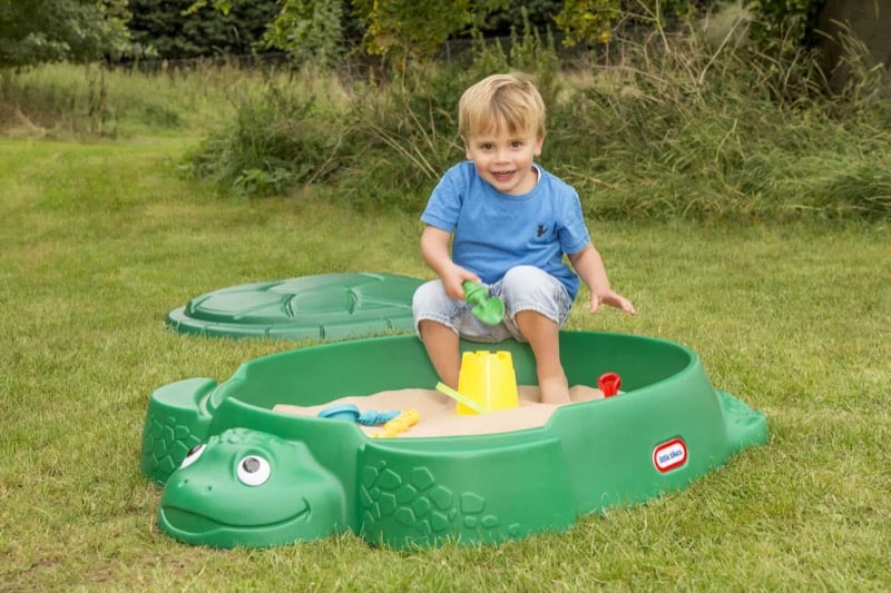 Little Tikes skildpadde-sandkasse til udeleg
