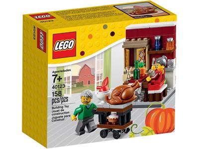 LEGO Thanksgiving Feast 40123 bondegårdskøkken med mor- og far-minifigur