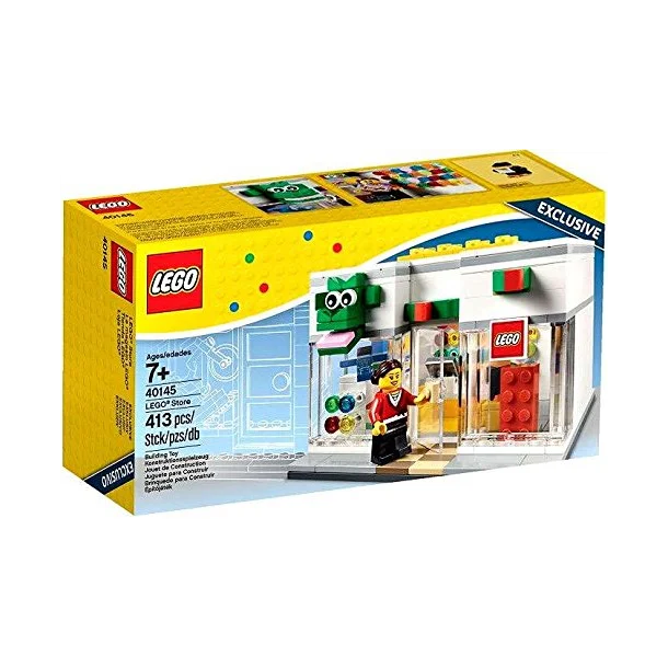 LEGO Brand Retail Store 40145, byggesæt med butik og farverige udstillinger