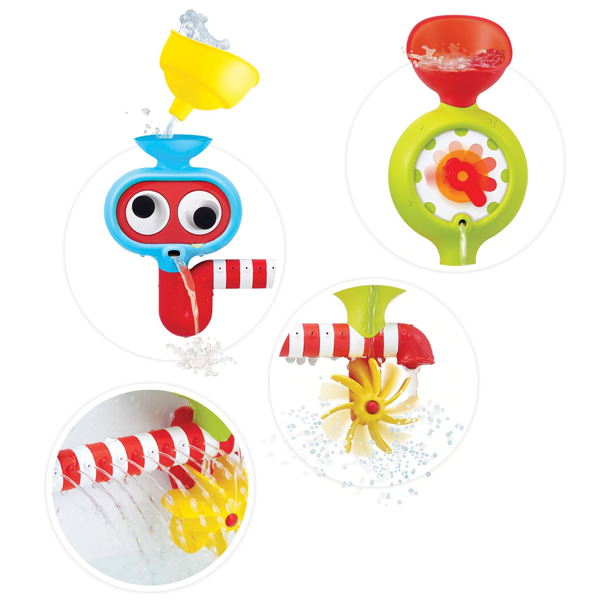 Yookidoo Spin 'N' Sprinkle Water Lab vandaktivitetscenter til badekar