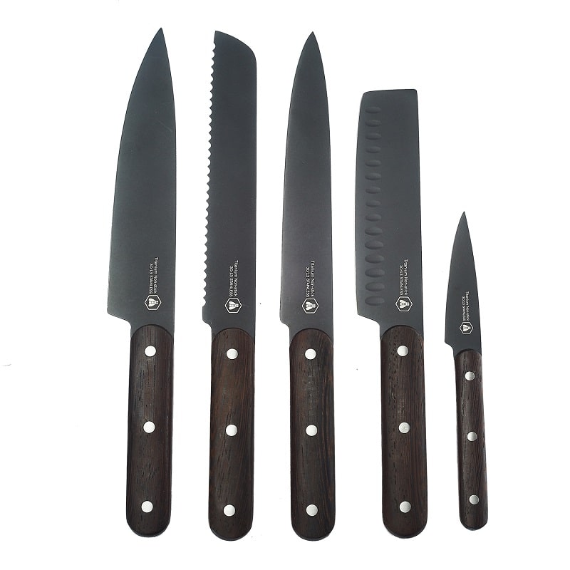 Se Laguiole Køkken Knive 5 Stk ✔ Kæmpe udvalg i Laguiole - Køb online på udsalg og tilbud lige nu ✔ Billig fragt og hurtig levering - Varenummer: Barlife-18244 og 3661075214319 på lager - Udsalg på Køkken - Borddækning - Bestik Op til 61% rabat - Find tilbud fra over 2.739 mærker