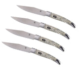 Laguiole Perlemors Steakknive 4 Stk Gaveæske