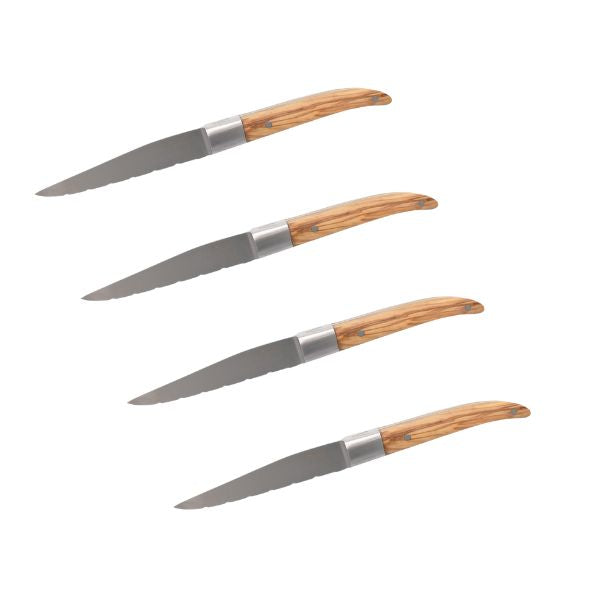 Se Laguiole Heritage Knive Oliven 4 Stk. ✔ Kæmpe udvalg i Laguiole - Køb online på udsalg og tilbud lige nu ✔ Billig fragt • Hurtig levering - Varenummer: Barlife-1326093 og 3661075340872 på lager - Udsalg på Køkken - Borddækning - Bestik Spar stort – op til 59% - Over 2.739 mærker med kæmpe udsalg