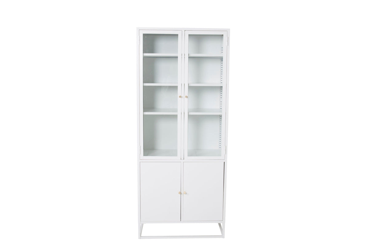 Se Venture Home - Bakal Vitrineskab, hvid metal, 190x80x41cm ❤ Kæmpe udvalg i Venture Home - Køb online på udsalg og tilbud lige nu ❤ Lav fragtpris og hurtig levering - Varenummer: Bolig&Haven-50444375949642 og barcode / Ean: 7350107087781 på lager - Udsalg på Op til 57% rabat - 2.739 brands med vilde rabatter