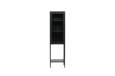 Se Venture Home - Misha - Smalt vitrineskab, sort, 150x40x35cm ✔ Kæmpe udvalg i  Venture Home - Køb online på udsalg og tilbud lige nu ✔ Hurtig levering: 1 - 2 Hverdage samt billig fragt - Varenummer: BGH-50406074810698 og barcode / Ean: 7350107089785 på lager - Udsalg på Alle produkter (Lagerbeholdning er større end 1) Spar op til 54% - Over 1324 kendte brands på udsalg