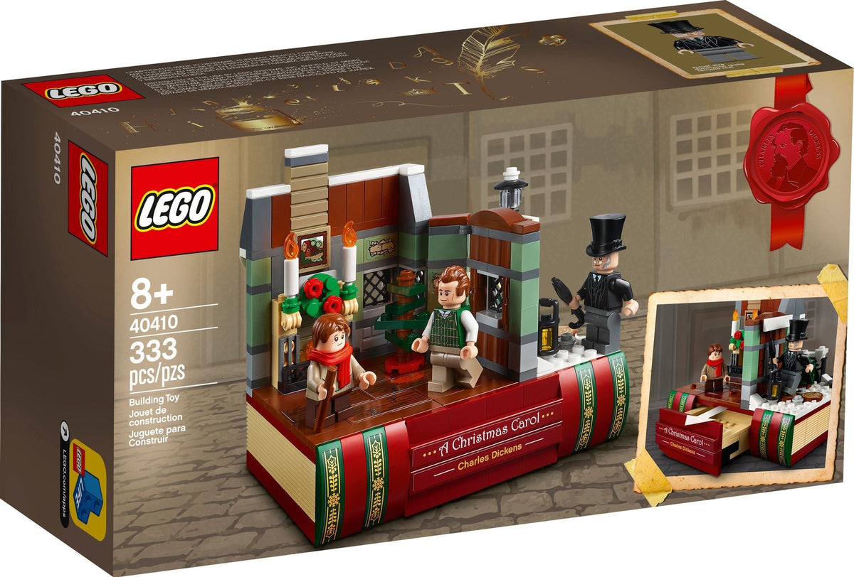 LEGO Charles Dickens Tribute 40410, farverig julemodel som udstillingssæt