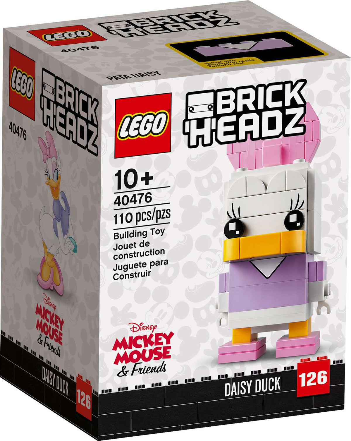 LEGO BrickHeadz Disney Andersine And 40476 på BrickHeadz-sokkel
