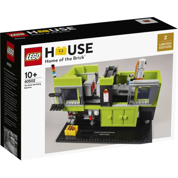 LEGO House The Brick Moulding Machine 40502, samlersæt med model af LEGO-koncernens støbemaskine