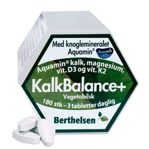 Pakke med Berthelsen KalkBalance+, 180 tabletter