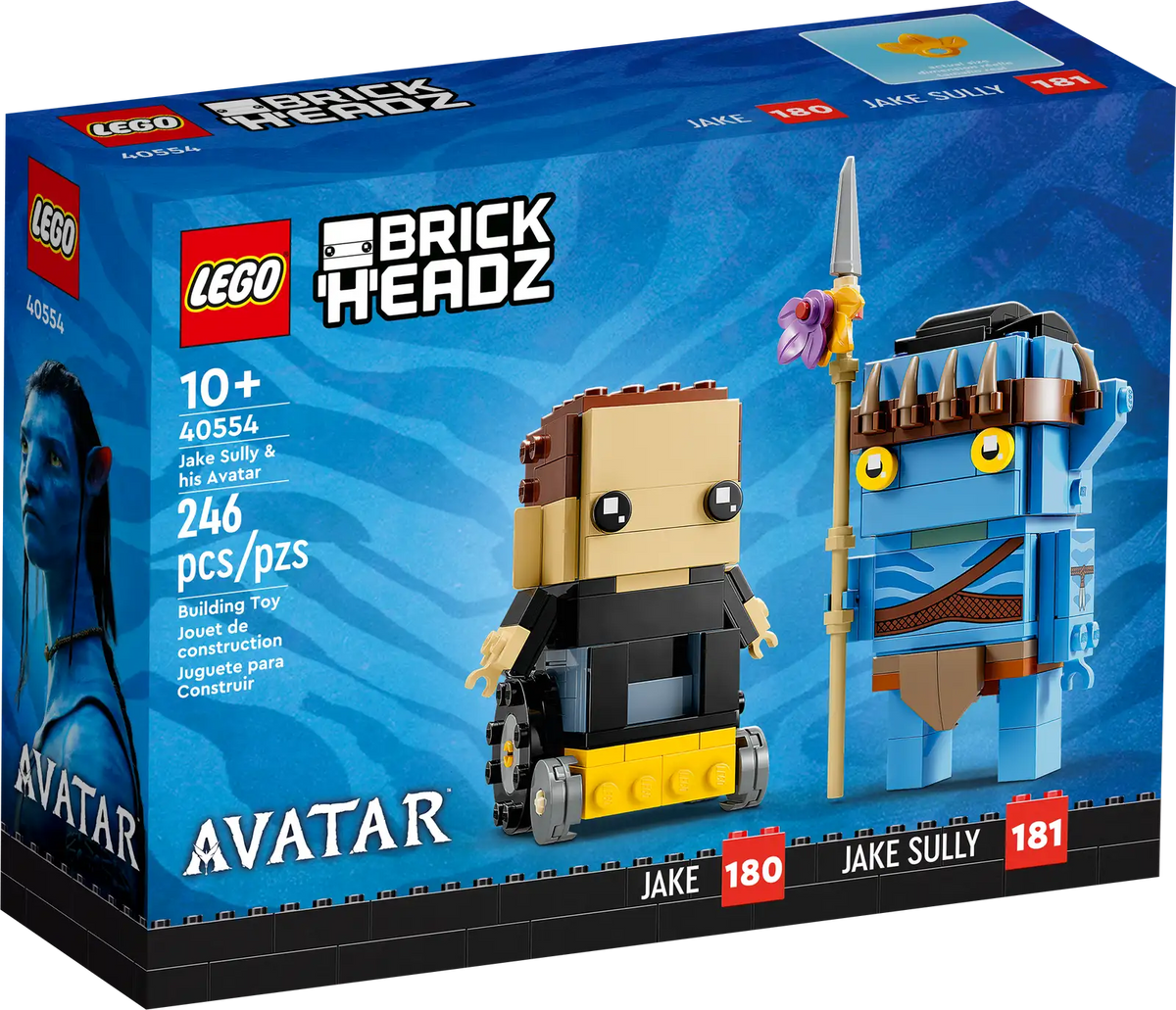 LEGO BrickHeadz Jake Sully og hans avatar (40554), to figurer fra Avatar
