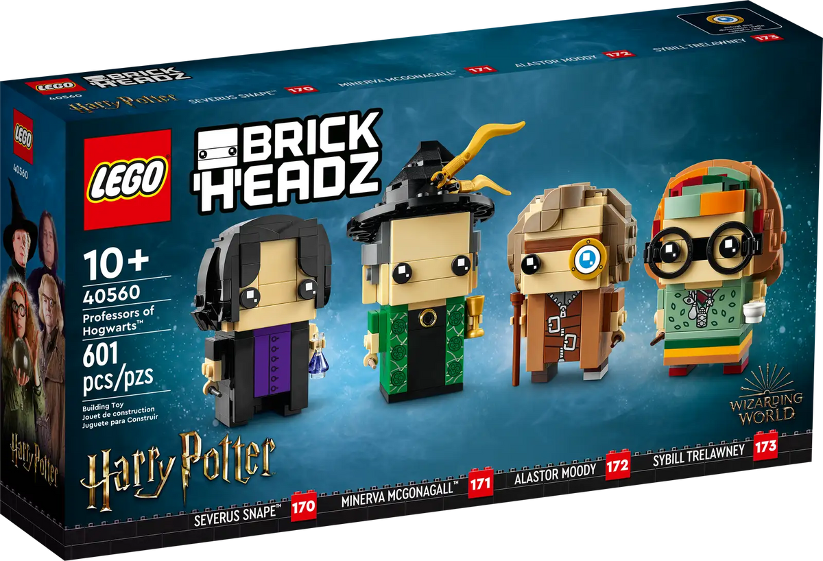 LEGO BrickHeadz Hogwarts-professorer (40560), fire figurer fra Harry Potter