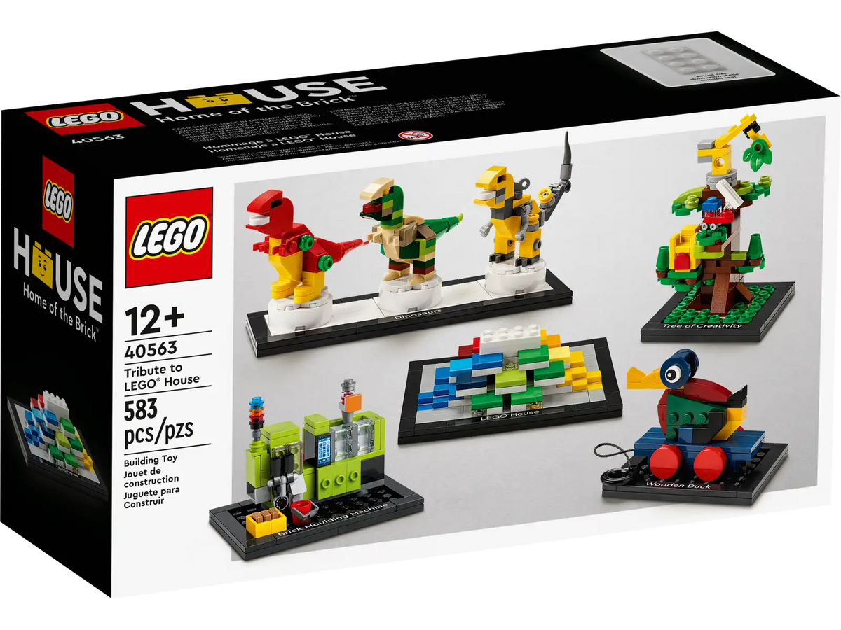 LEGO Hyldest til LEGO House 40563 med fem modeller og udstillingsstande