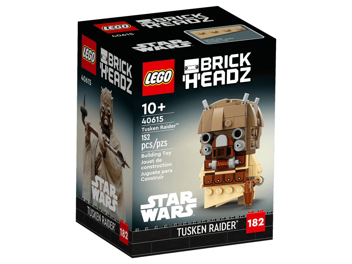LEGO BrickHeadz-figur af Tuskenrøver fra Star Wars med gaffi-stav og blaster