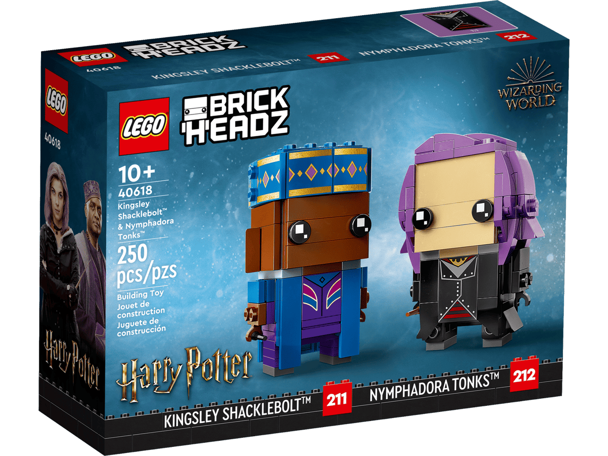 LEGO Harry Potter-sæt 40618 med figurerne Kingo Sjækelbolt og Nymphadora Tonks