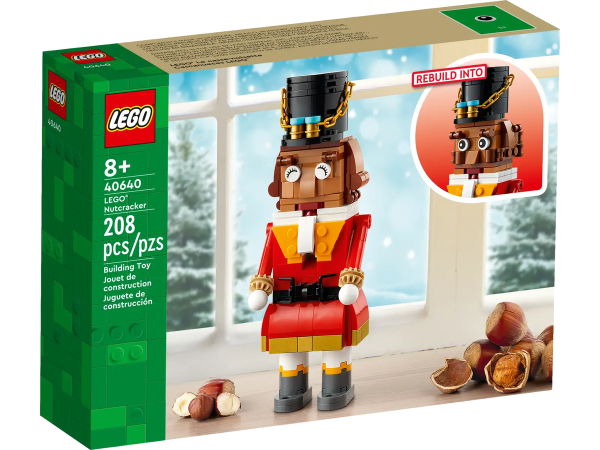 LEGO Nøddeknækker 40640 figur med bevægelige arme og åbningsbar mund