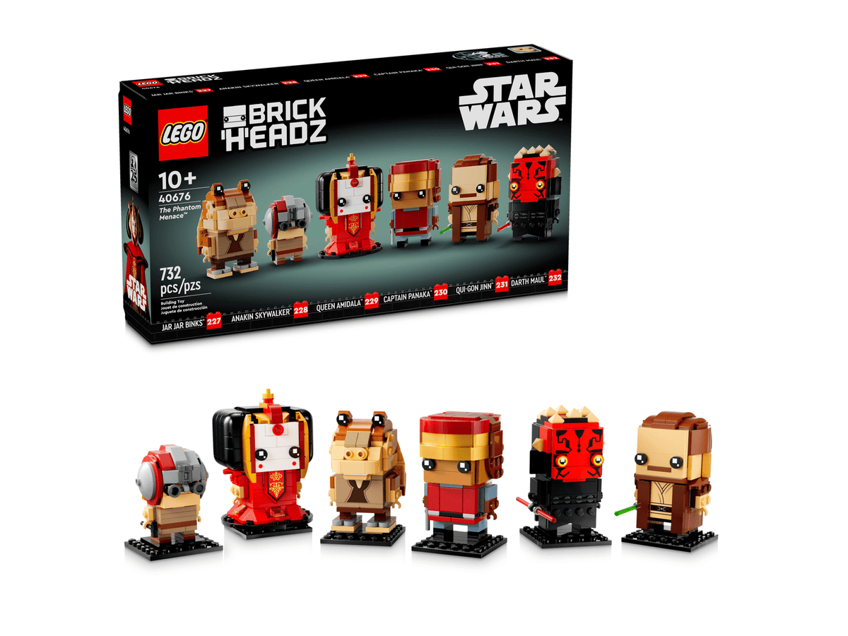 LEGO Star Wars-sæt 40676 Den usynlige fjende med seks BrickHeadz-samlerfigurer