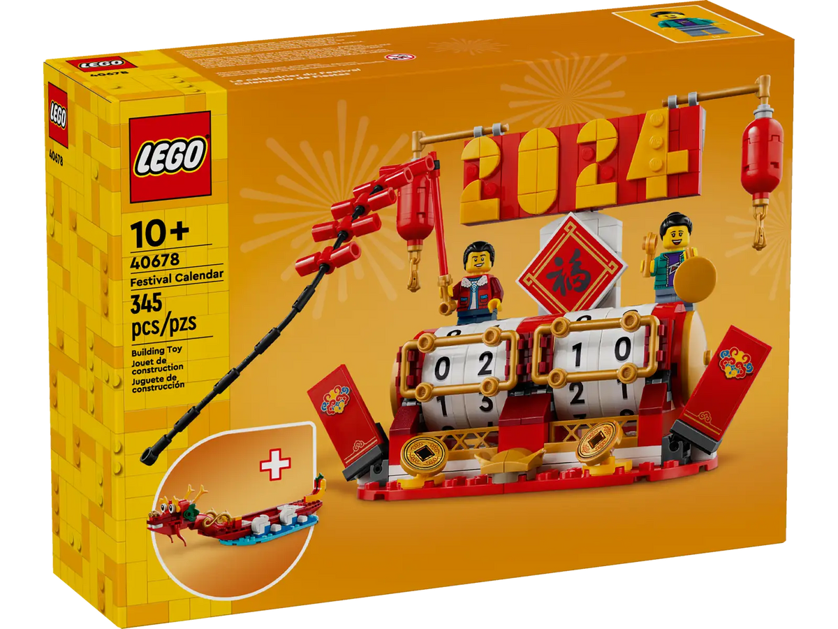 LEGO Kinesisk kalender 40678 byggesæt med drejelig datovisning