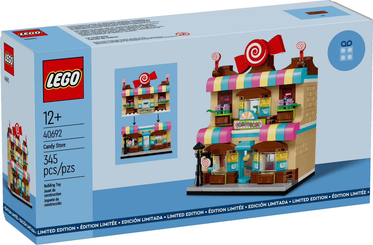 LEGO Slikbutik (40692) samlermodel med søde detaljer