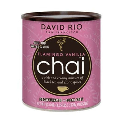 Se David Rio Chai Flamingo Vanilla Decaf 1.52kg ❤ Kæmpe udvalg i DAVID RIO ❤ Hurtig levering: 1 - 2 Hverdage samt billig fragt - Varenummer: BAR-877462 og barcode / Ean: '658564973508 på lager - Udsalg på Spar op til 52% - Over 1150 kendte brands på udsalg