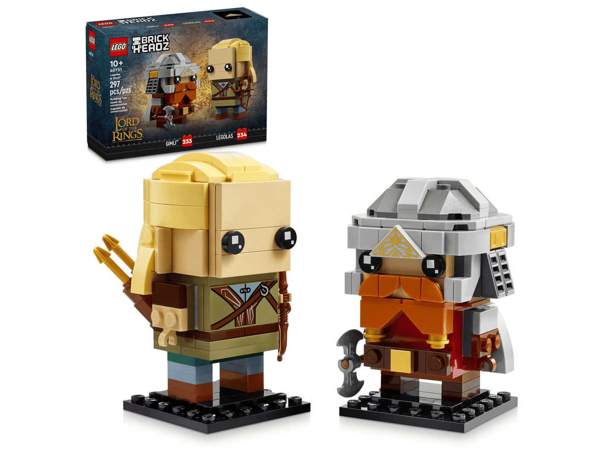 LEGO BrickHeadz Legolas og Gimli 40751, to figurer fra Ringenes Herre