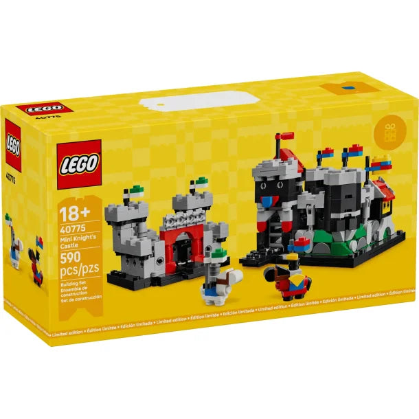 LEGO Mini-Ridderborg, nostalgisk modelbyggesæt med middelaldertema, sæt 40775