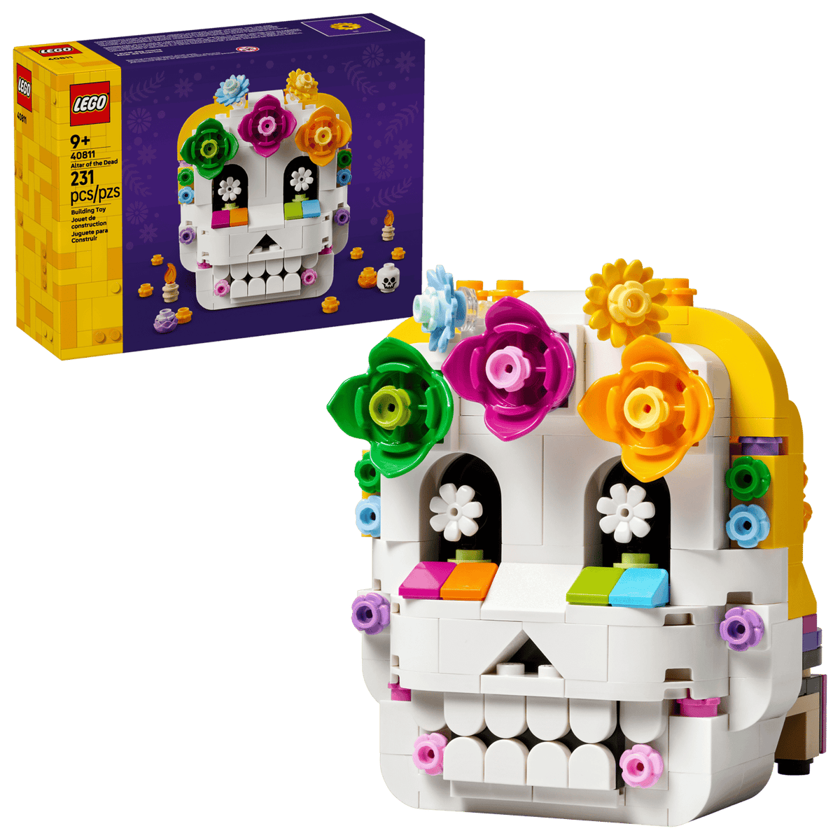 LEGO De dødes alter (40811) Día De Los Muertos-model med kranium og alter