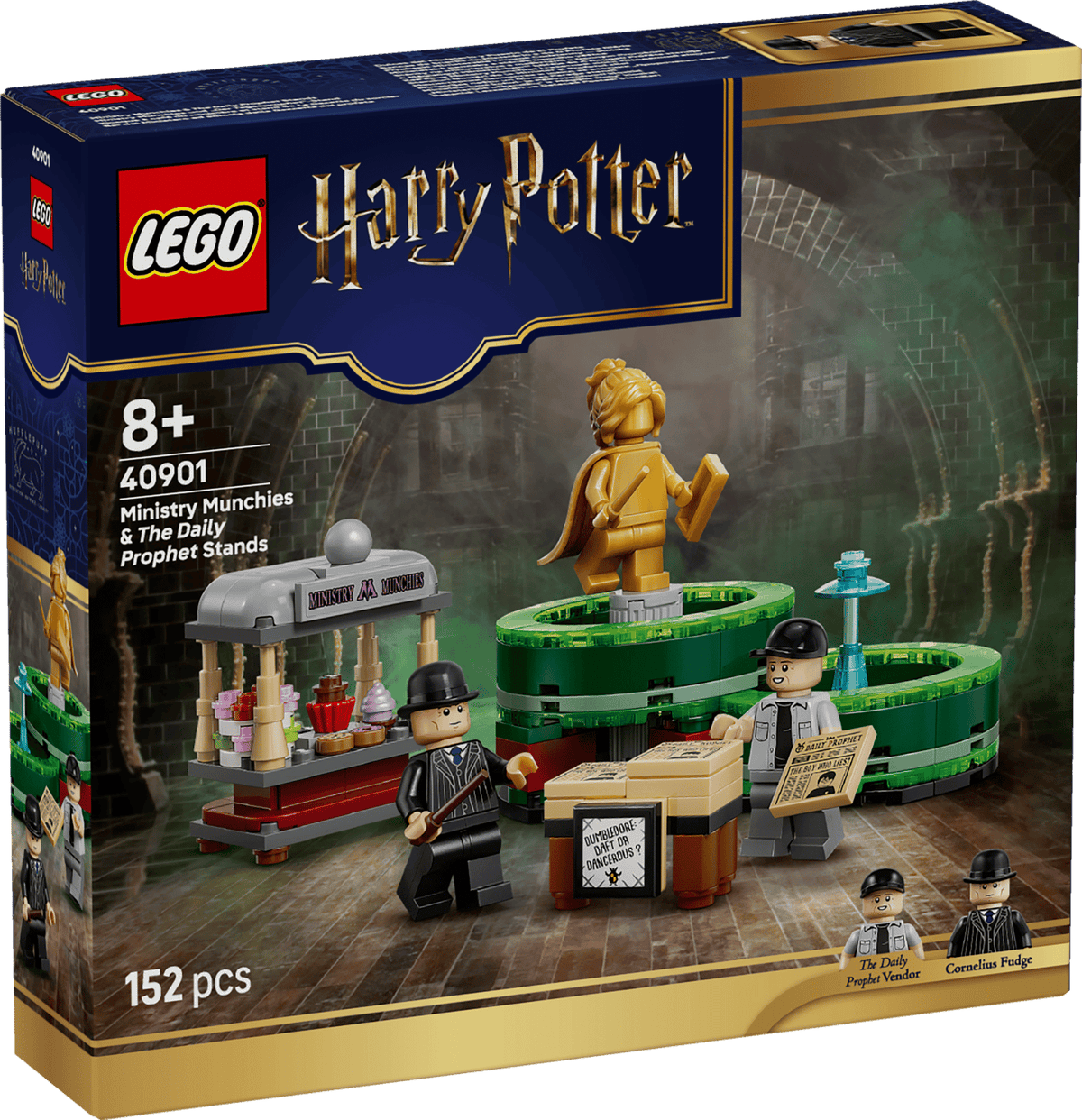 LEGO Harry Potter stande med ministerie-snacks og Profettidende 40901