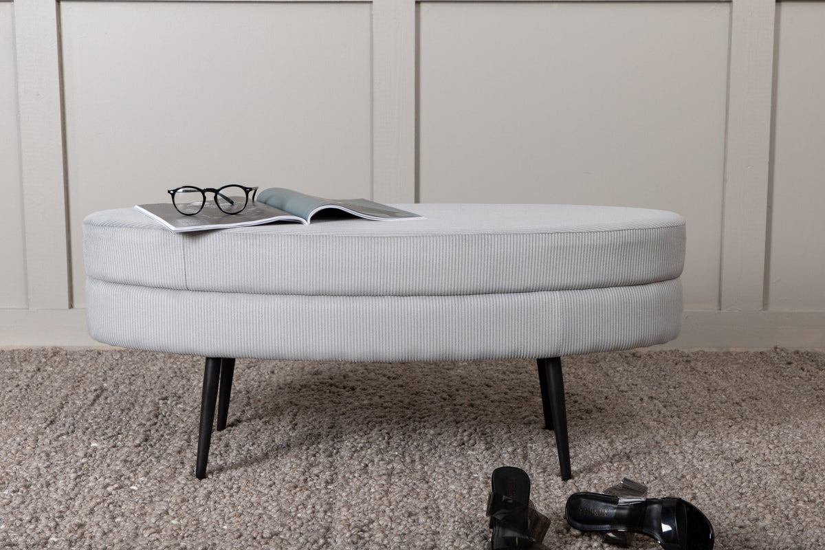 Se Venture Home Otto puf - Grå manchester - 100Ã40Ã41 cm ❤ Kæmpe udvalg i Venture Home - Køb online på udsalg og tilbud lige nu ❤ Hurtig levering til lave fragtpriser - Varenummer: Bolig&Haven-50541614924106 og barcode / Ean: 7350118417027 på lager - Udsalg på Store besparelser – op til 77% - Udsalg på mere end 2.281 populære mærker