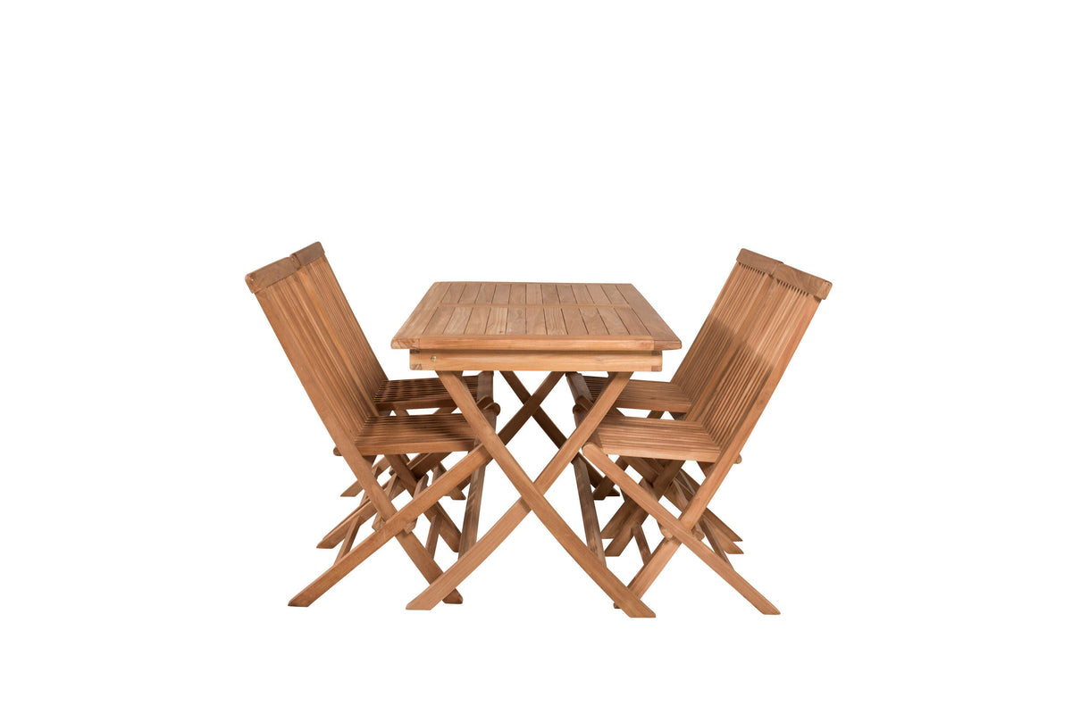 Se Venture Home - Kenya spisebord 120x70xH75 inkl. 4 Kenya stole - Teak ❤ Kæmpe udvalg i Venture Home - Køb online på udsalg og tilbud lige nu ❤ Lav fragtpris og hurtig levering - Varenummer: Bolig&Haven-47934446928202 og barcode / Ean: på lager - Udsalg på Få op til 69% i rabat - Shop udsalg fra mere end 1.798 mærker
